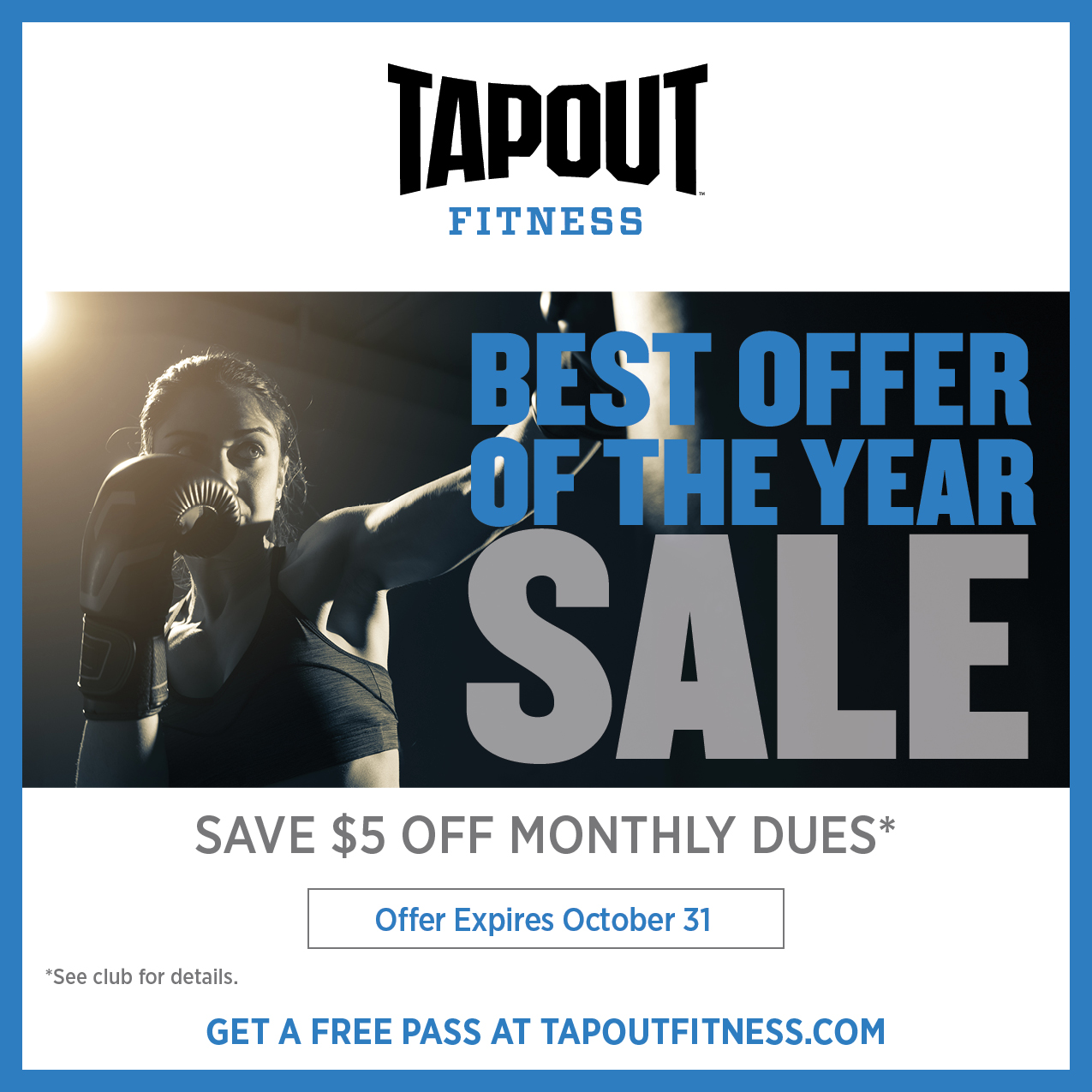 Tapout Fitness post