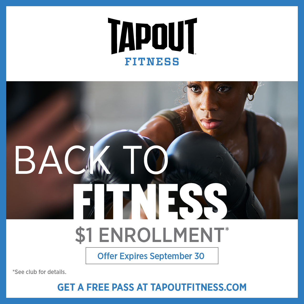 Tapout Fitness post
