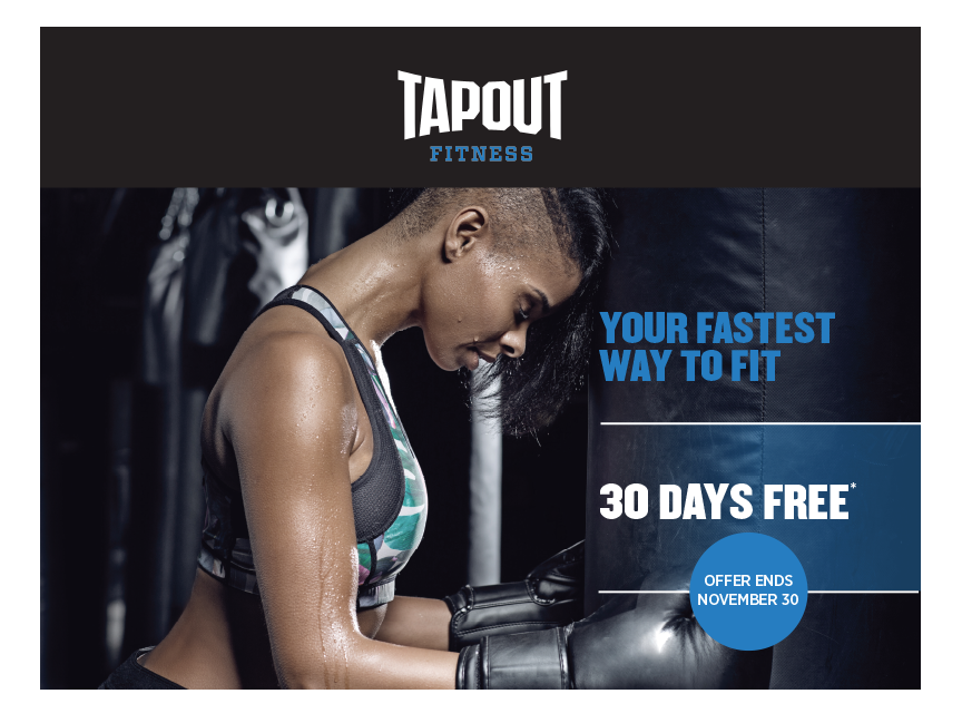 Tapout Fitness direct mail